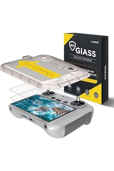 Protector CYNOVA DJI Mini 4 Pro Screen Protector for DJI RC2, [Auto Alignment Kit] DJI R Controller