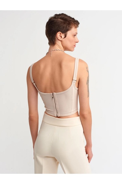 Dilvin Bluză cu top corset pentru damă