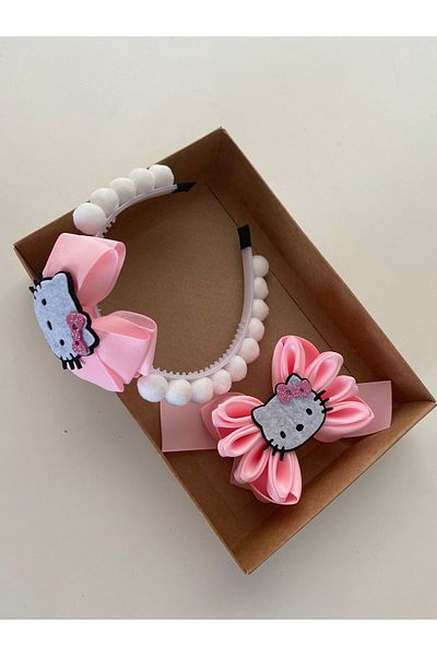 Hello Kitty Crown Buckle Set