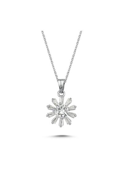 Takı Dükkanı الزركون حجر ديزي نموذج قلادة المرأة bbk05