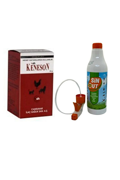 COŞGUN Keneson Hayvanlar İçin Bit Pire Kene Sinek İlacı 500GR Toz/SinOut Pire...