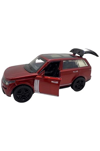 JPT Burgundy Range Rover replica metal model with sound and lights