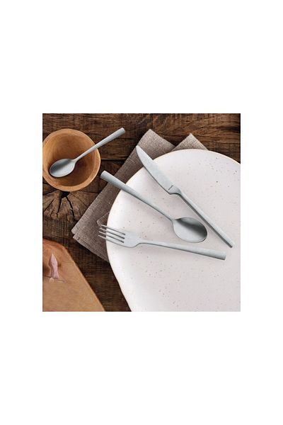 Amefa Vintage Grey Satin cutlery set, stainless steel, 2 mm, 16 pieces