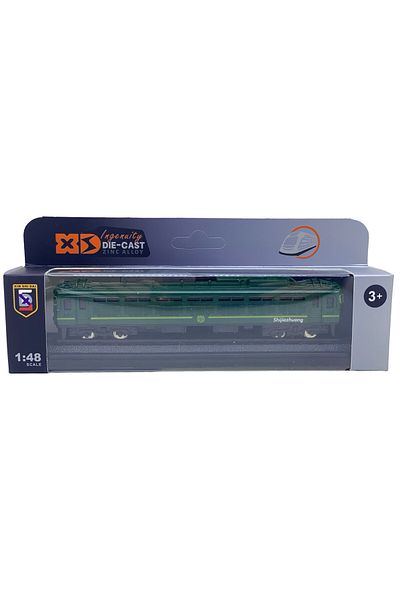 JPT Shijiazhuang Green Train Locomotive metal model