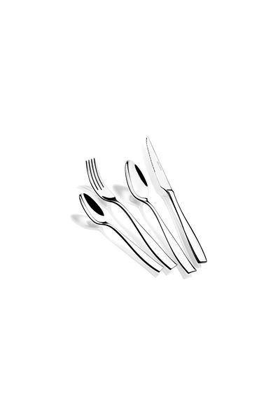 Bra Parma 24-piece Cutlery Set, 18/10 Stainless Steel, 3.5 Mm