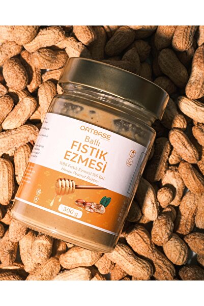 Ballı Yer Fıstığı Ezmesi 300g – Katkısız, Şekersiz, Protein Ve Enerji Deposu
