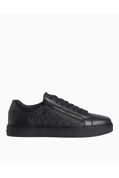Calvin Klein Low Top Lace up W/ Zip Mono Men's Sneaker