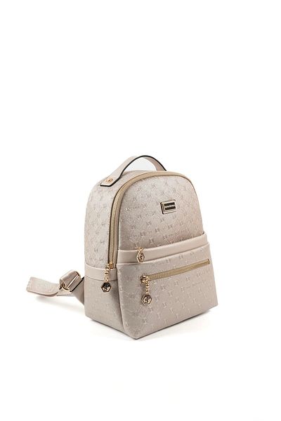 Silver Polo Silver & Polo Beige - S.Beige Sp1061 Women's Backpack