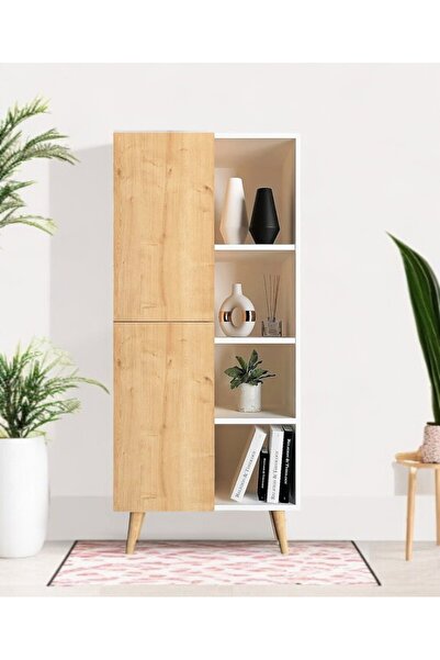 FLORADESİGN Tex Kitaplık / Raflı Kitaplık / Dekoratif Kitaplık