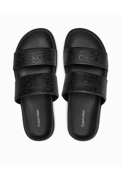 Calvin Klein Logolu Terlik HW0HW01957BEH  TERLİK HW0HW01957 BEH