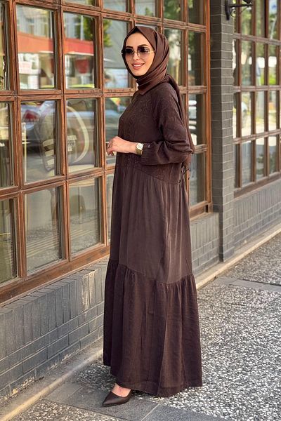 Invee Invee Dress 7033 Brown