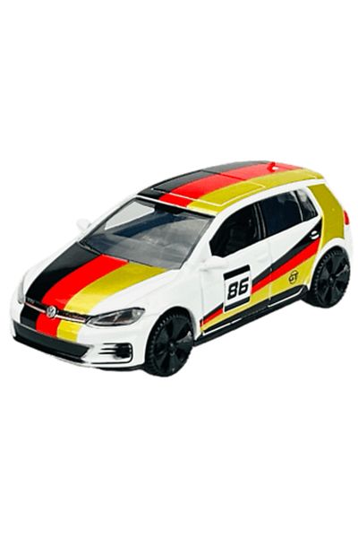 JPT Volkswagen Golf A7 GTI racing orange/silver model