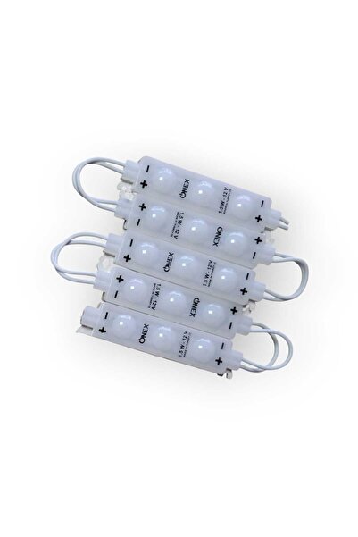 inox Bayırtech Mutfak Dolabı Tezgah Vitrin Içi Aydınlatma Modül Led Beyaz Işık 5’li Adaptörsüz Anahtarsız