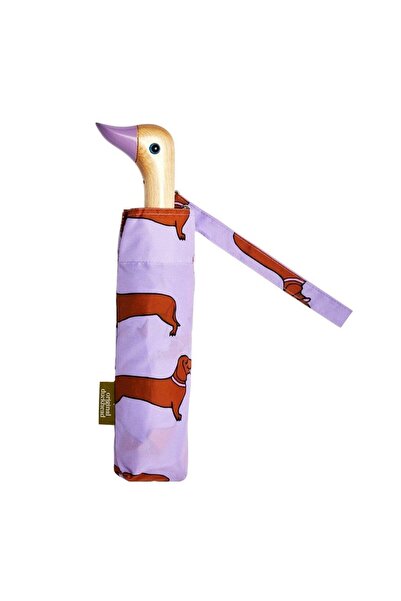 Genel Markalar Duck Kompakt Şemsiye Dachshund Purple