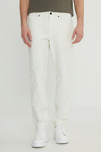 ALTINYILDIZ CLASSICS Men's Stone 360 All-Way Stretch Slim Fit Slim Fit Cotton 5 Pocket Casual Pants