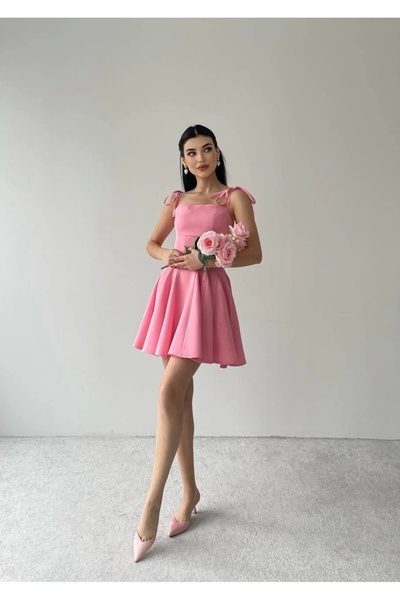 Genel Markalar Clara Askılı Mini Elbise