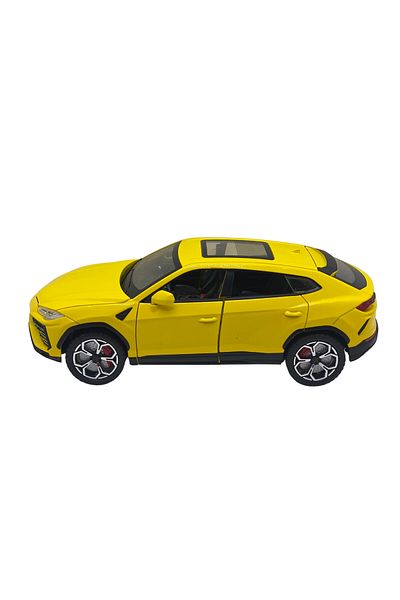 JPT Lamborghini Urus yellow replica model with smoke, sound and lights 1:24