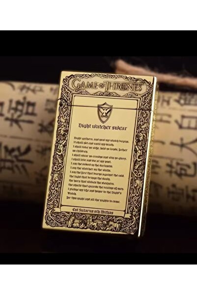 HK GİFT SHOP ORİJİNAL GAME OF THRONES BENZİNLİ ÇAKMAK KOLEKSİYONLUK