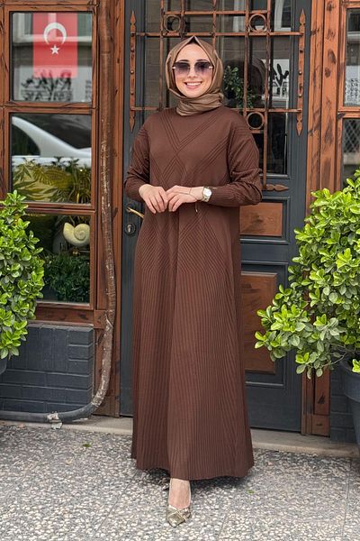 Invee Invee dress 7002a browni