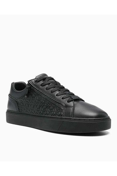 Calvin Klein Low Top Lace up W/ Zip Mono Men's Sneaker