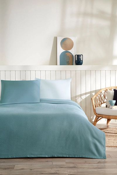 Özdilek Set Maldive Aqua Double Pique - Colorat