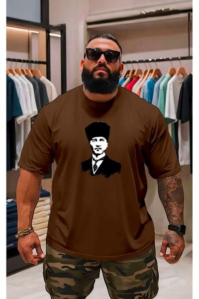 BENROMA Atatürk Printed Oversized Unisex T-Shirt