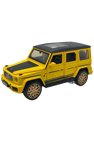 JPT Mercedes G class model replica yellow 1:32 sound lights opens all doors