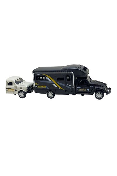 JPT Metal model camper with two heads, lights and melody