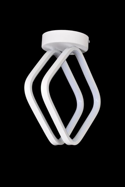 Modavize Şakira Modern Tasarım Yatak Odası - Salon - Mutfak Hol Beyaz Renk Beyaz Ledli 2 Li Led Avize