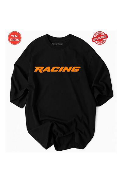 Korefanzin Tricou Racin negru unisex