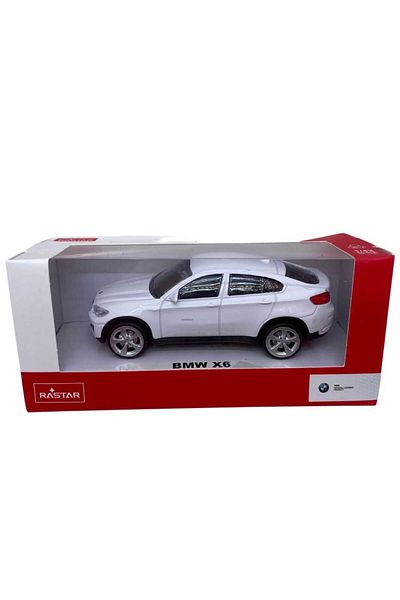 JPT BMW X6 metal model, white 1:43