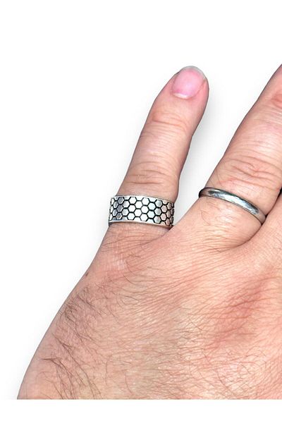 Takı Dükkanı العسل العسل نموذج قابل للتعديل الرجال النساء خاتم الزواج bby18