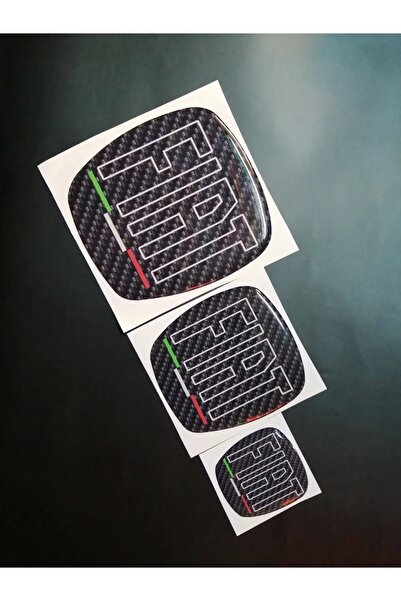 ZeuZ مجموعة شعار Fiat Egea HATCHBACK شعار عجلة القيادة وعتاد الأمتعة (لا يناس...