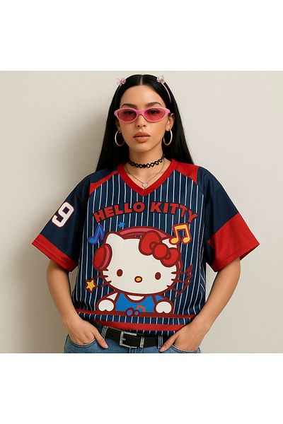 Touz Moda Μπλουζάκι με φανέλα Kitty Detail Jersey