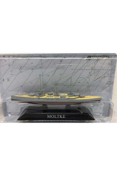 JPT Moltke battleship metal model