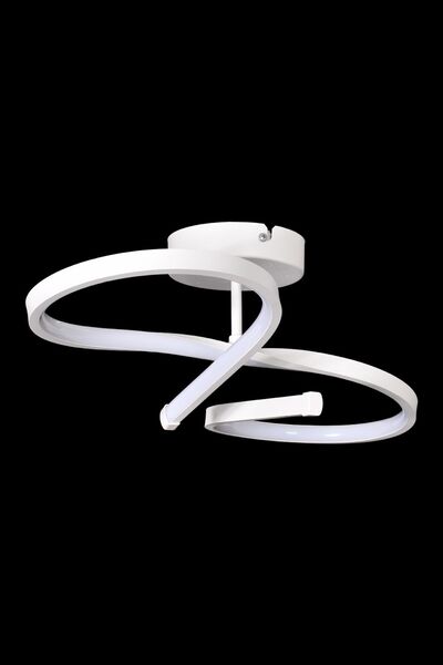 Modavize Barbara Modern Tasarım Yatak Odası - Salon - Mutfak Hol Beyaz Renk Beyaz Ledli Led Avize