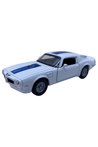 JPT Model 1972 Pontiac Firebird trans-am, white/blue stripes
