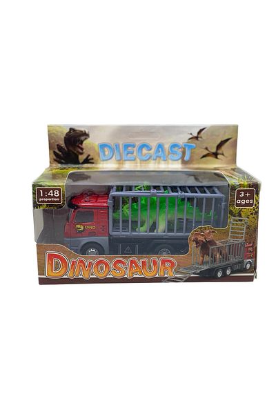 JPT Metal model with dinosaur in sacred cage 1:48