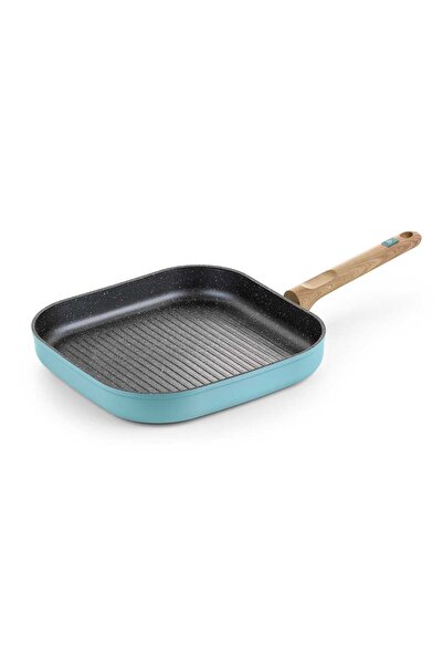 Bra Tigaie grill Nordik, aluminiu, 3 straturi de înveliș antiaderent Quantanium, 4 mm, 28 x 28 cm