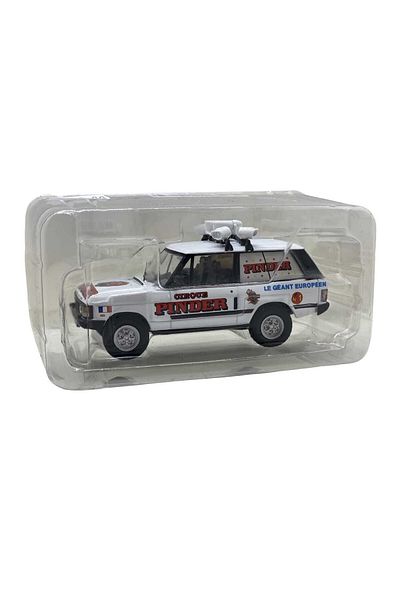 JPT Range Rover *Pinder Circus* advertising vehicle model, white 1/43