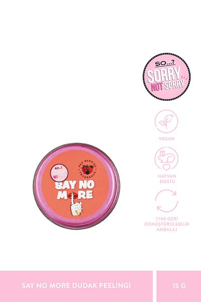 So Fragrance So…? Sns Say No More Lip Peeling 15g