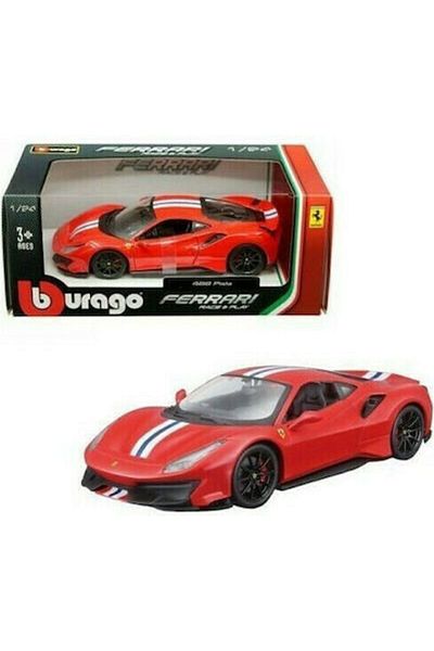 JPT Bburago Ferrari 488 track red model 1/24