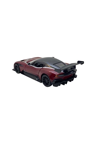 JPT 2017 Aston Martin Vulcan burgundy metal model 1/36