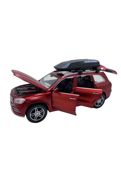 JPT Red Mercedes GLS metal replica model with lights and sound