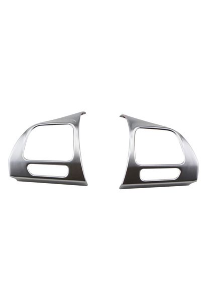 Choice Matte Silver Abs Car Steering Wheel Sticker Trim Cover For Volkswagen Vw Golf Mk6 Passat B7 Cc Eos T