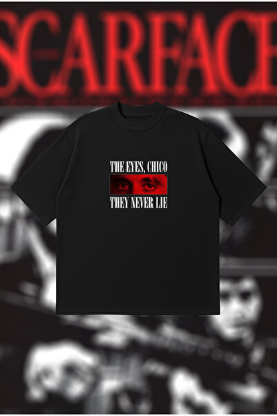 PURE POWER Tricou Scarface Chico Boxy Fit supradimensionat unisex tricou – cu...