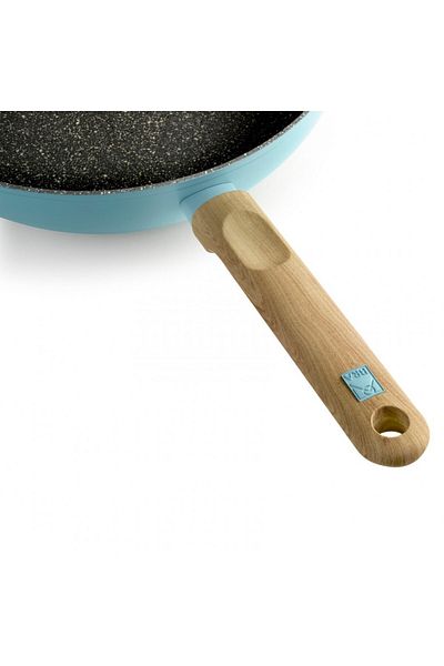 Bra Nordik wok pan, aluminum, full induction base, non-stick coating, 4 mm, 28 x 10 cm