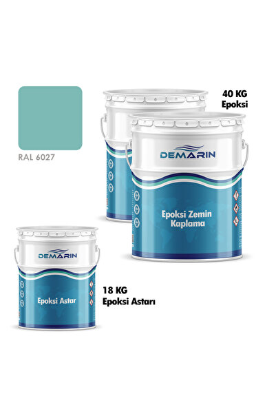 Demarin Epoksi zemin kaplama set (40 kg epoksi + 18 kg astar)