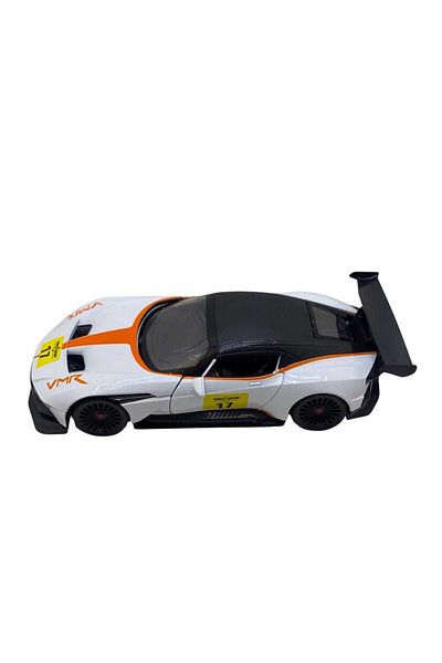 JPT Aston Martin Vulcan White Metal Replica Model with Sounds and Lights, Opens Doors and Hood 1:22
