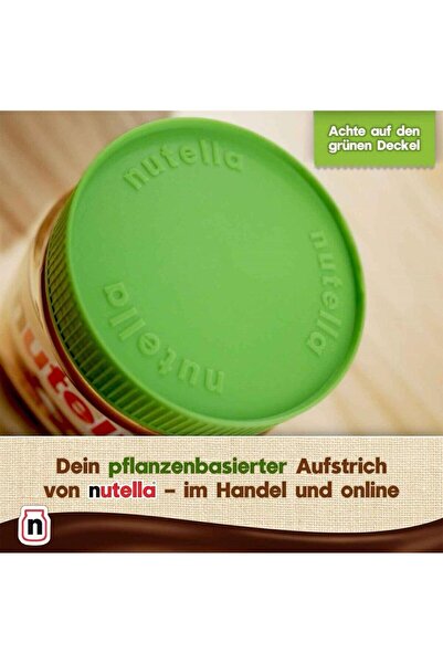 Nutella Plant Based Vegan Kakaolu Fındık Kreması 350 Gr | Bitkisel Bazlı | Süt İçermez | Vegan Atıştırmalık